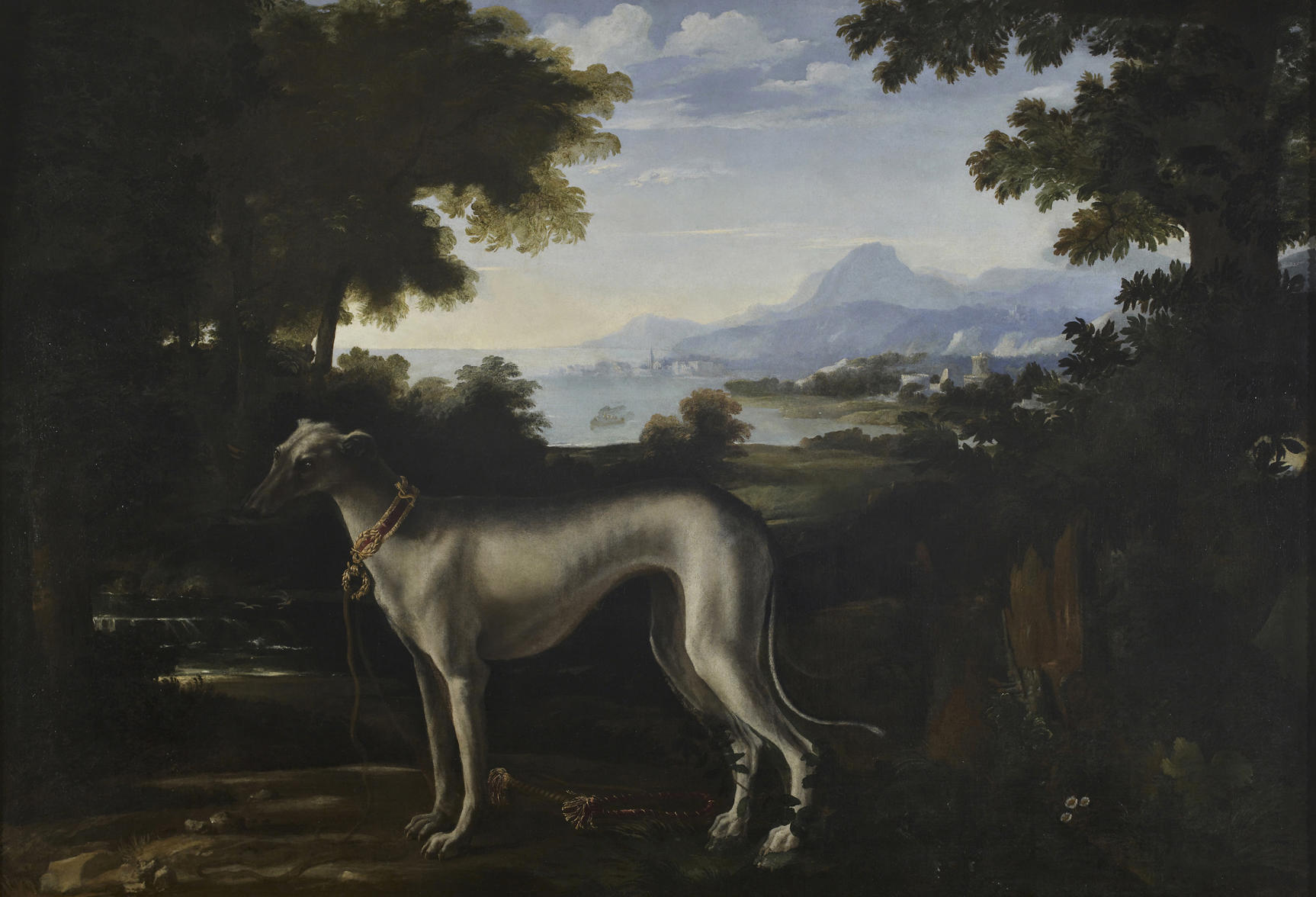 A Greyhound in a Landscape